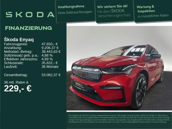 Skoda ENYAQ Enyaq Sportline 85x AHK HuD LED NAV 360°KAM 21"