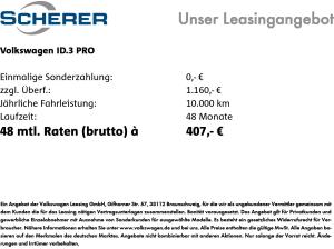 Volkswagen ID.3 Pro 59 kWh 1-Gang-Automatik