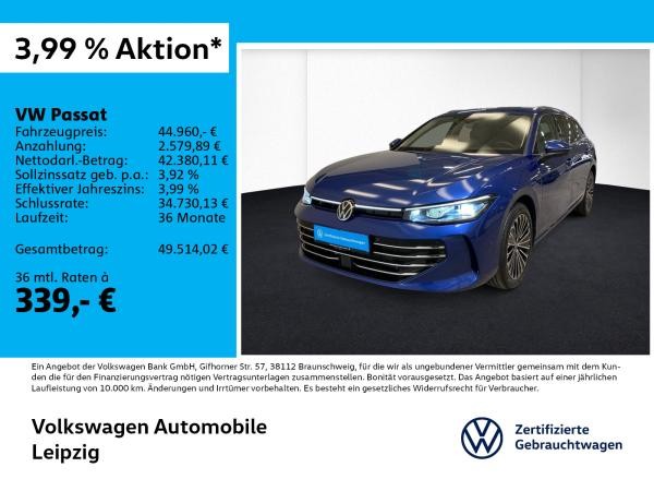 Volkswagen Passat 2.0 TDI Elegance 4M *DCC*AHK*Standh*Leder