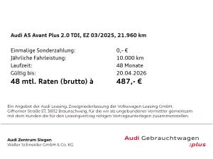 Audi A5 Avant 2.0 TDI LED Plus Navi ACC RFK