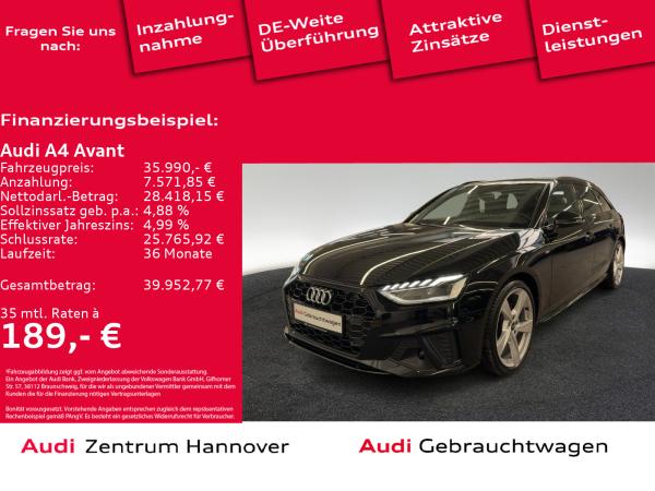Audi A4 Avant S line 35 TFSI AHK LED Kamera virtual Navi