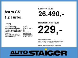 Opel Astra GS 1.2 Turbo