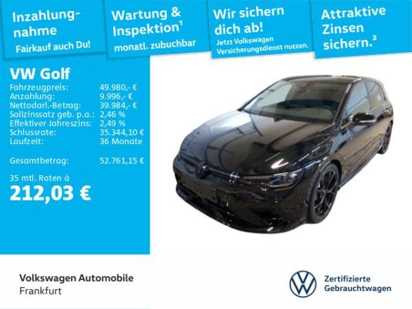 Volkswagen Golf VIII 2.0 TSI DSG 4Motion R Black Edition Navi IQ.Light DAB+ FrontAssist