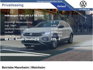 Volkswagen T-Roc Life 1.5 l TSI DSG LED Alu Klima DAB