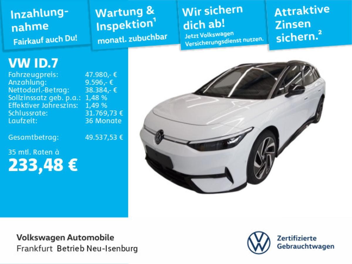 Volkswagen ID.7 Tourer Pro Navi IQ.Light DAB+ FrontAssist