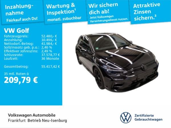 Volkswagen Golf VIII 2.0 TSI DSG 4Motion R Black Edition Navi Leder IQ.Light DAB+ FrontAssist