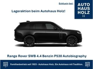Land Rover Range Rover SWB P530 AUTOBIOGRAPHY - STANDHEIZ - 23 ZOLL BLACK - AHK - SHADOW-PACKET