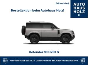 Land Rover Defender FACELIFT NEUWAGENAKTION 90er! 19ZOLL SCHWARZ - SCHWARZ PAKET - 360 KAMERA - SHZ - RESERVESPERRE - AB