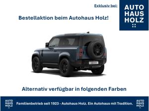 Land Rover Defender FACELIFT NEUWAGENAKTION 90er! 19ZOLL SCHWARZ - SCHWARZ PAKET - 360 KAMERA - SHZ - RESERVESPERRE - AB