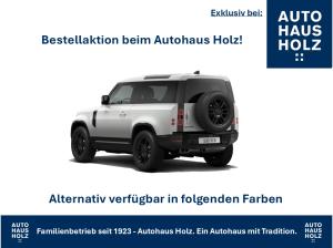 Land Rover Defender FACELIFT NEUWAGENAKTION 90er! 19ZOLL SCHWARZ - SCHWARZ PAKET - 360 KAMERA - SHZ - RESERVESPERRE - AB