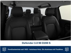 Land Rover Defender FACELIFT NEUWAGENAKTION 90er! 19ZOLL SCHWARZ - SCHWARZ PAKET - 360 KAMERA - SHZ - RESERVESPERRE - AB