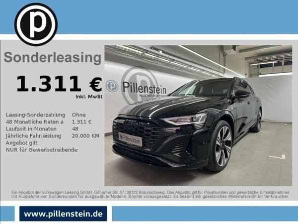 Audi Q8 e-tron 55 S-LINE BLACK AHK+PANO+NP120TEUR+VOL