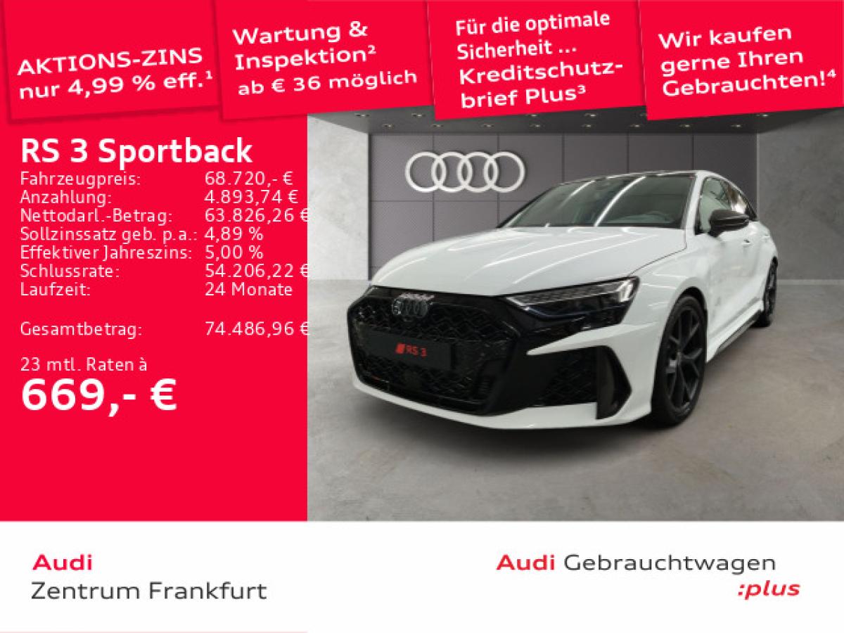 Audi RS3 Sportback S tronic MatrixLED HuD Massage