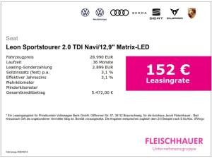 Seat Leon Sportstourer 2.0 TDI Navi/12,9'' Matrix-LED