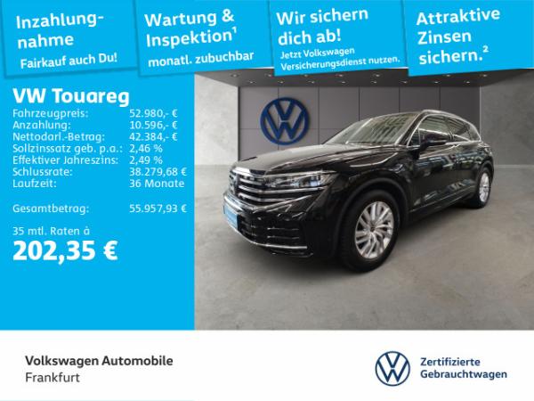 Abbildung Leasingangebot VW Touareg