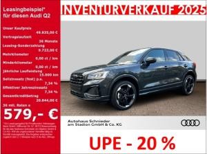 Audi Q2 advanced 35 TFSI S tronic+AHK+LEDER+LED+KAMERA+CARPLAY