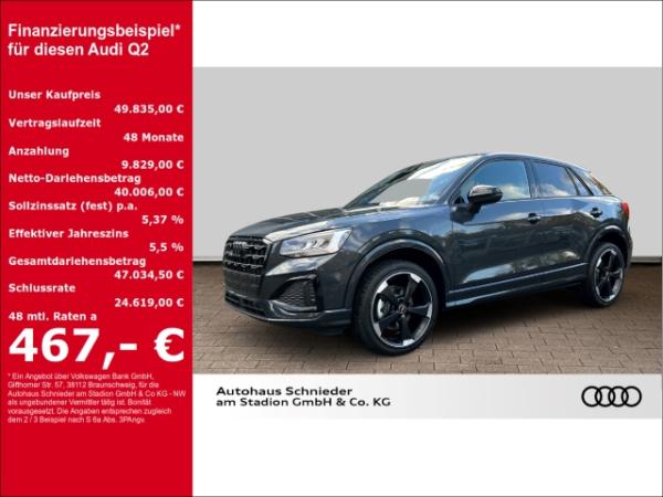 Audi Q2 advanced 35 TFSI S tronic+AHK+LEDER+LED+KAMERA+CARPLAY