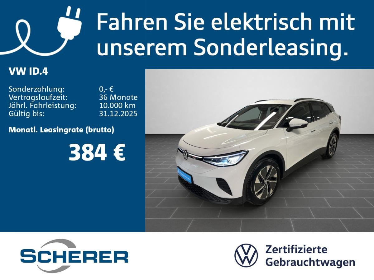 Volkswagen ID.4 Pure 52 kWh, Wärmep., Navi, Sitzh., IQLight, SideAss, Allwetter