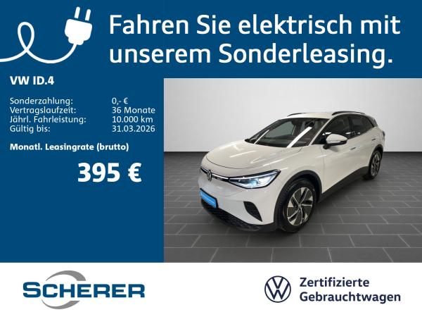 Volkswagen ID.4 Pure 52 kWh, Wärmep., Navi, Sitzh., IQLight, SideAss, Allwetter