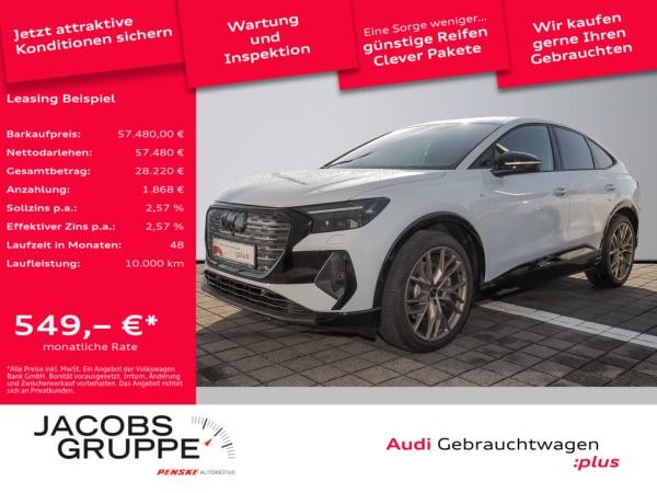 Audi Q4 e-tron Sportback 45 2xS line Edition/Matrix/HuD/Pano/360°/ACC/21Zol Audi Q4 e-tron Sportback 45 2xS line Edition/Matrix/HuD/Pano/360°/ACC/21Zol