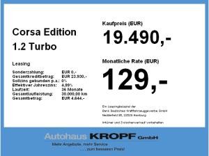 Opel Corsa Edition 1.2 Turbo