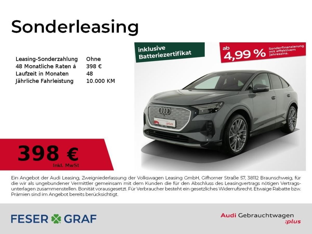 Audi Q4 e-tron Sportback 35 S line/AHK/Kamera/Matrix/