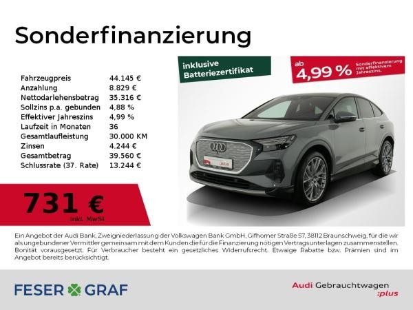 Audi Q4 e-tron Sportback 35 S line/AHK/Kamera/Matrix/
