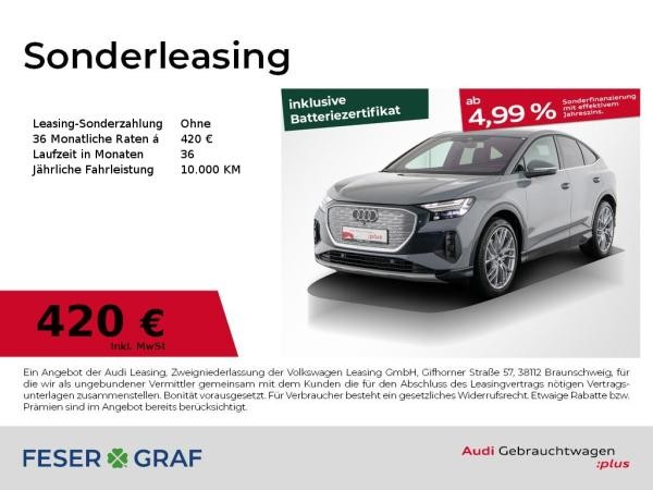 Audi Q4 e-tron Q4 Sportback e-tron 35 S line/AHK/Kamera/Matrix/