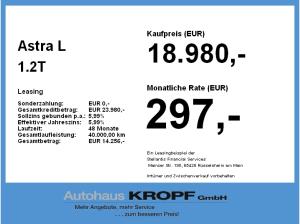 Opel Astra L 1.2T LED+Sitzheizung+Fernlichtass.+LM