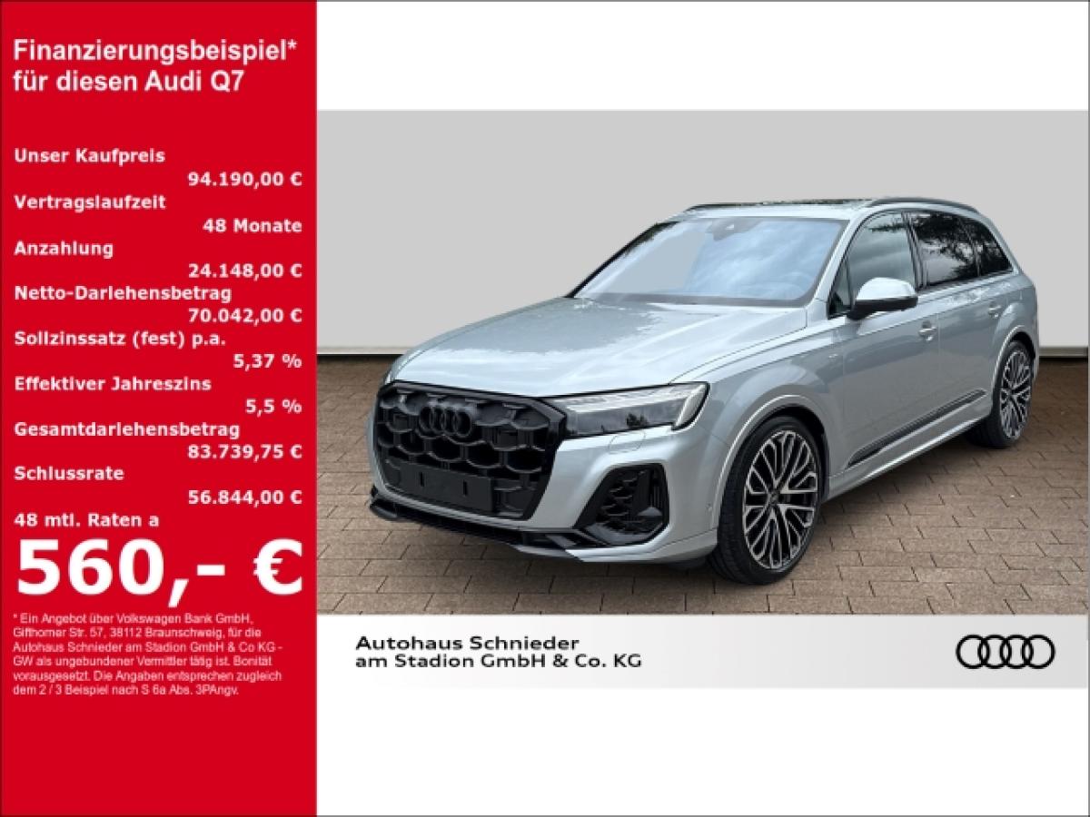 Audi Q7 55 TFSI e quattro S-line+AHK+HUD+PANO+B&O+KAMERA