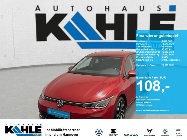 Volkswagen Golf VIII Lim. 1.5 eTSI DSG Active LED RFK Sitzh