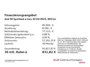 Audi S6 e-tron S6 Sportback e-tron *Wärmep.*PANO*HdUp*