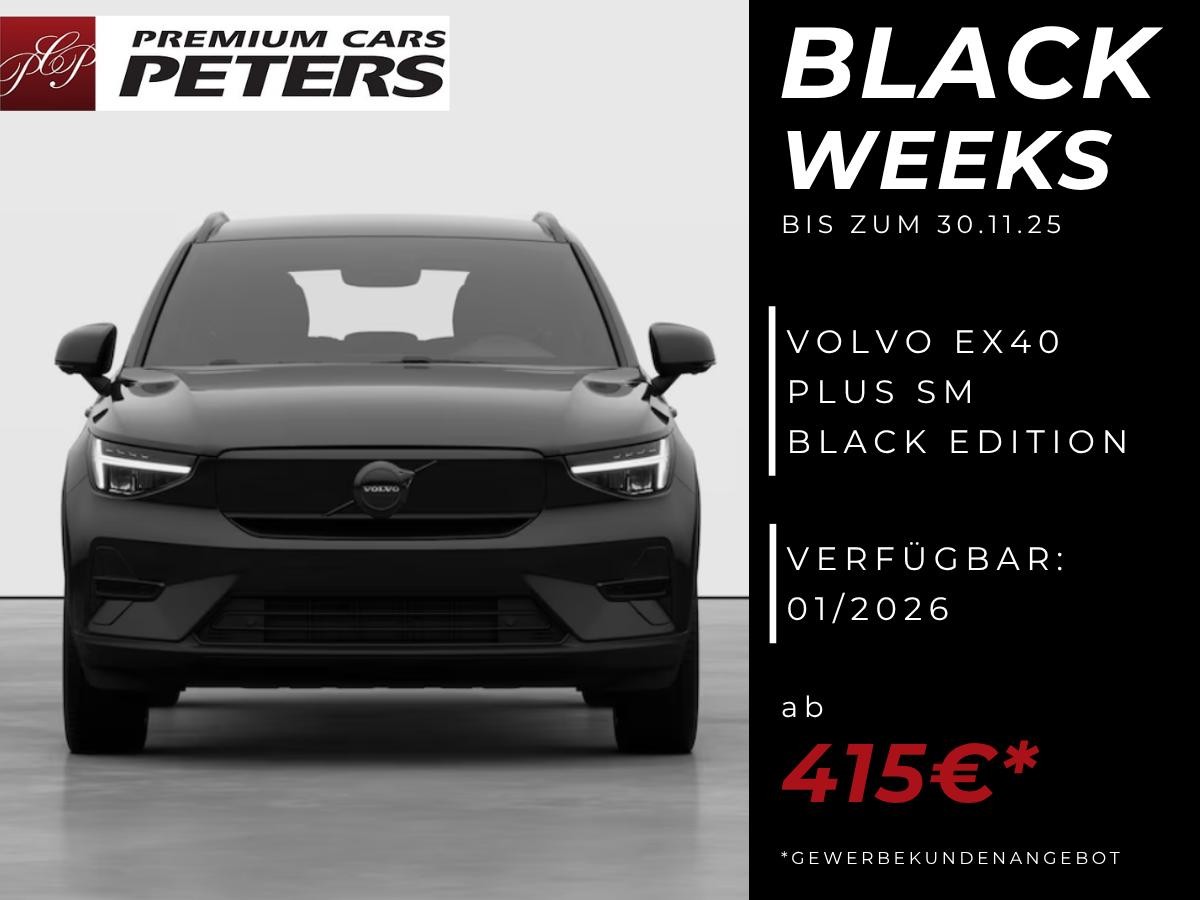 Volvo EX40 Single Motor Plus Black Edition| Gewerbeleasing | 0,25%DW-STEUER