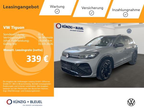Volkswagen Tiguan R-Line 2,0 l TDI 4M ⭐SOFORT VERFÜGBAR⭐PANO+AHK+HARMAN+Head-Up+360 Grad⭐
