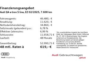 Audi Q4 e-tron 45 S line *ACC*AHK*NAVI*VIRTUAL*8-fach