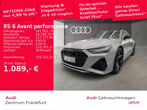 Audi RS6 RS 6 Avant performance RS 6 Avant performance tiptronic