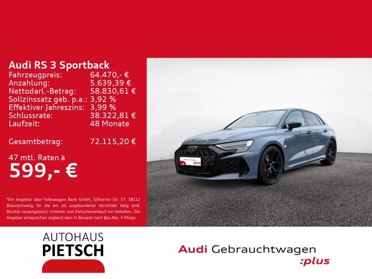 Audi RS3 Sportback 2.5 TFSI quattro Matrix Pano Sonos