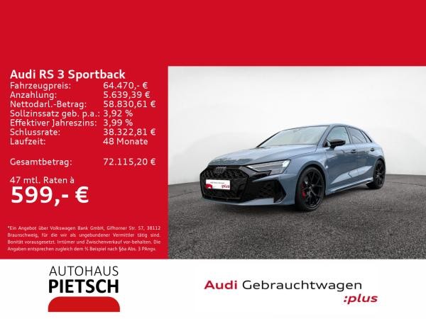 Audi RS3 Sportback 2.5 TFSI quattro Matrix Pano Sonos