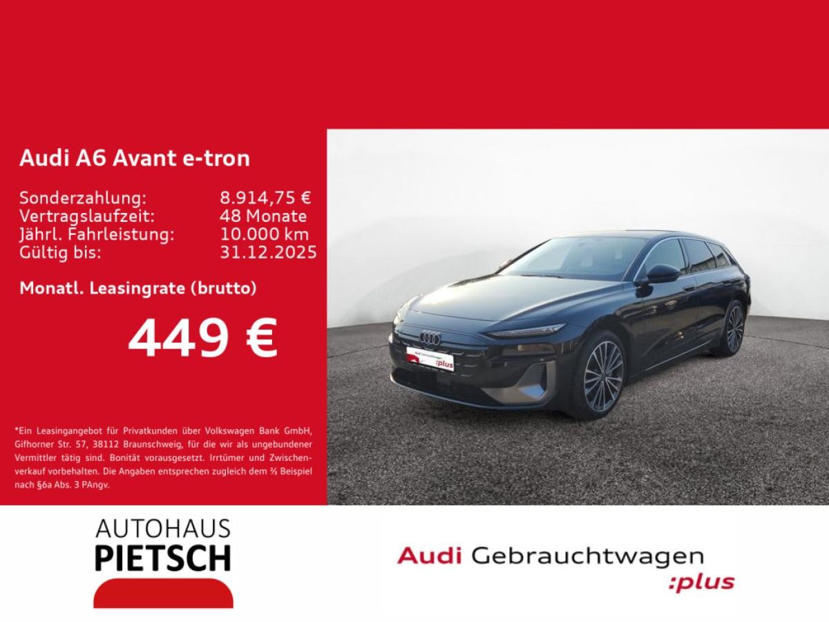 Audi A6 e-tron Avant performance S line 95kWh