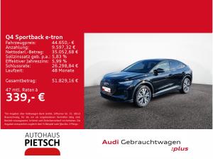 Audi Q4 e-tron Q4 Sportback e-tron 45 77 kWh LED NAVI Sportsitze