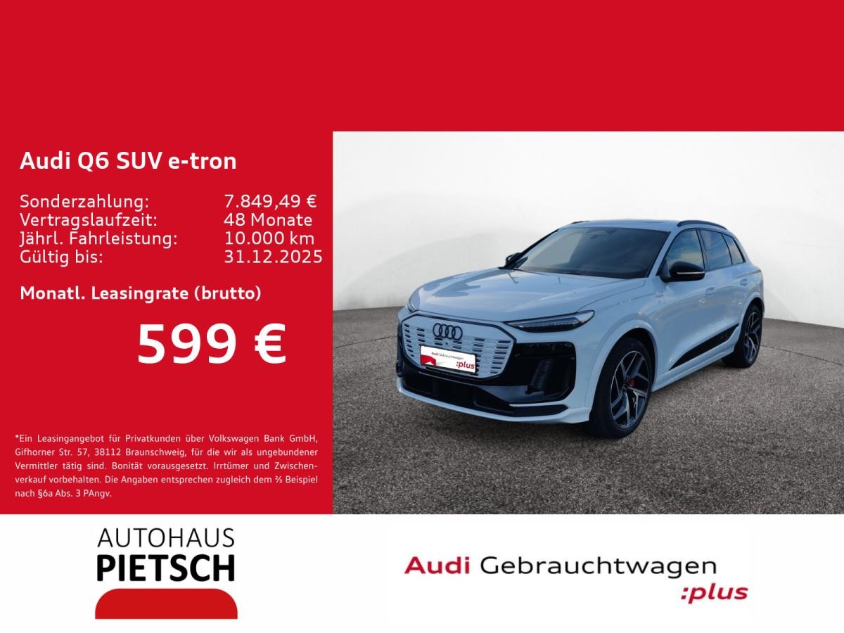 Audi Q6 e-tron quattro 2 x S line 95 kWh TechPro Pano