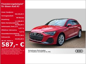 Audi A3 Sportback 40 TFSI e S-LINE+PANO+NAVI+LEDER+VIRTUAl