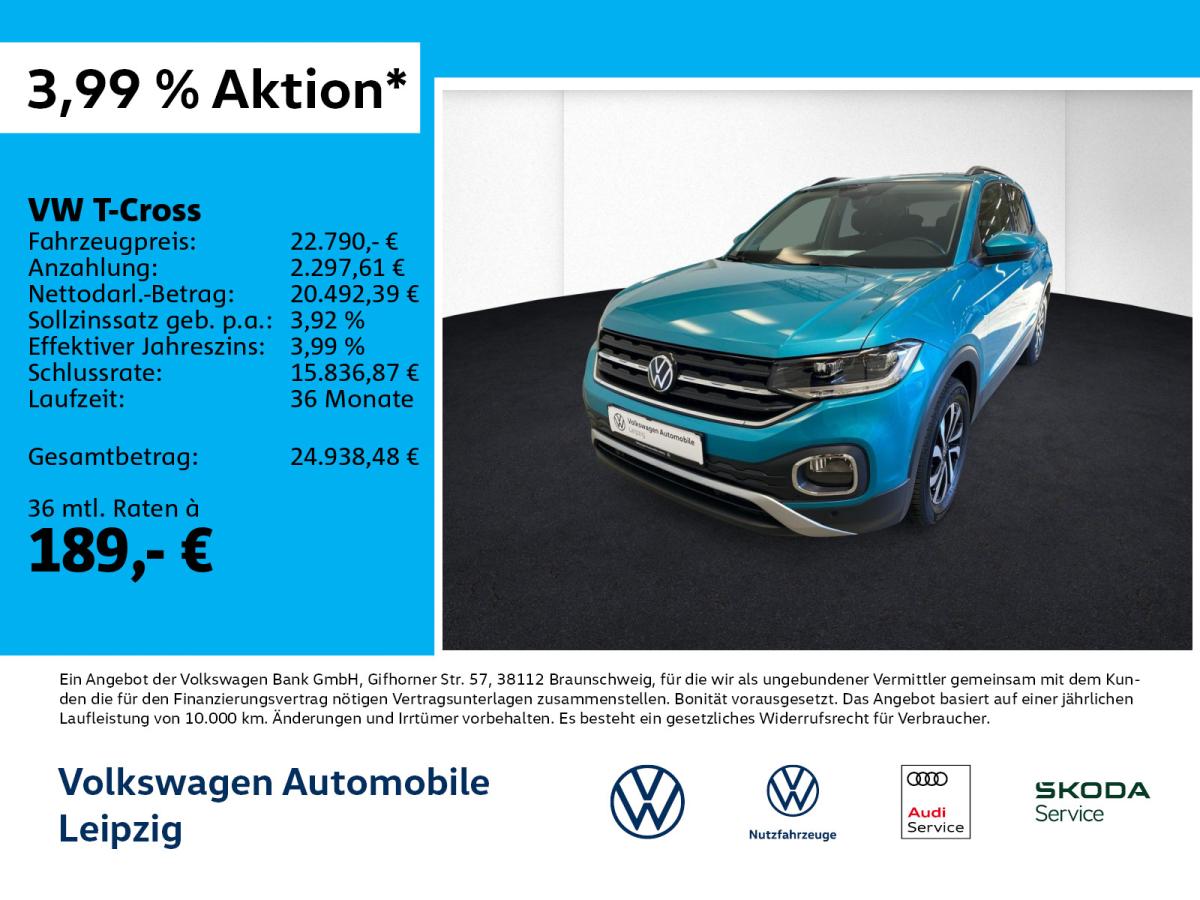 Volkswagen T-Cross 1.0 TSI Active*ACC*LED*PDC*RFK*Navi