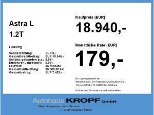 Opel Astra L 1.2T Fin. ab 2,99 % Lenkradheizung