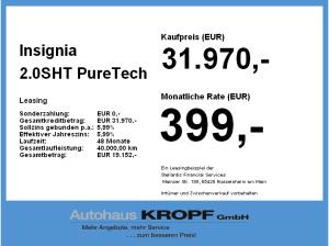 Opel Insignia 2.0SHT Fin. ab 2,99% WirelCharg.,HeadUp