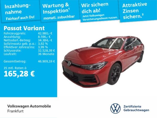 Volkswagen Passat Variant 1.5 TSI DSG eHybrid R-Line Navi IQ.Light DAB+ FrontAssist