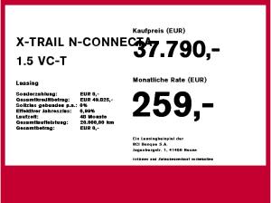 Nissan X-Trail X-TRAIL N-CONNECTA 1.5 VC-T e-POWER WKR inkl.