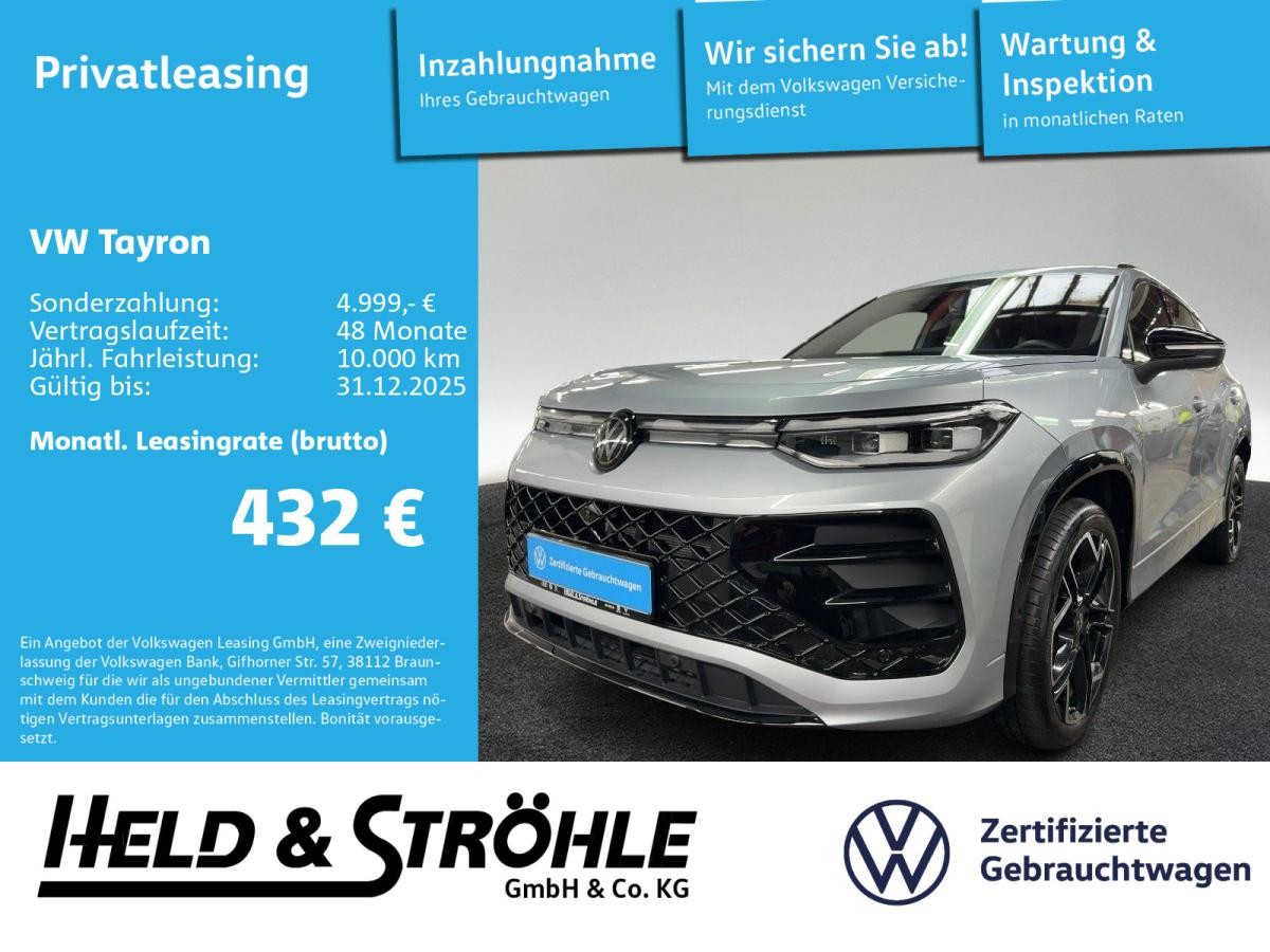 Volkswagen Tayron R-LINE BLACK 2.0 TDI DSG 4M AHK HuD DCC