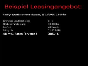 Audi Q4 e-tron Q4 Sportback e-tron advanced 35 / Matrix, AR-HuD