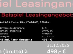 Audi Q6 e-tron S-Line / MMI-Navi+, Tech, 360°, LED+